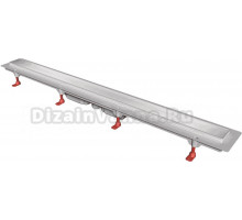 Душевой трап (лоток) Creto Uni CRE-750 UH-Down 75 см, решетка хром, с сифоном, под плитку