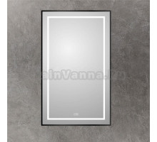 Зеркало BelBagno Kraft 100x60 с подсветкой, с подогревом, черный