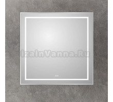 Зеркало BelBagno Kraft 80x80 с подсветкой, с подогревом, сатин