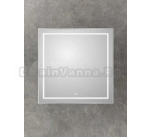 Зеркало BelBagno Kraft 90x80, с подсветкой, с подогревом, сатин