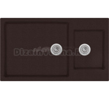 Мойка кухонная Longran Enigma ENG860.500 15 - 93 marone