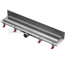 Душевой трап (лоток) Creto Uni CRE-750 UH-P 75 см, решетка хром, с сифоном, под плитку