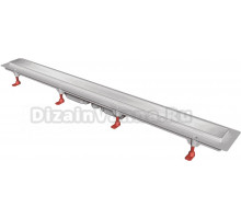 Душевой трап (лоток) Creto Uni CRE-850 UH-Down 85 см, решетка хром, с сифоном, под плитку