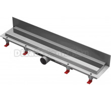 Душевой трап (лоток) Creto Uni CRE-850 UH-P 85 см, решетка хром, с сифоном, под плитку