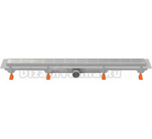 Душевой трап (лоток) Creto Walkway CRE-750 WH-50 75 см, решетка хром, с сифоном