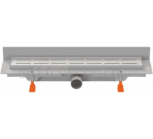 Душевой трап (лоток) Creto Walkway CRE-450 WH-P 45 см, решетка хром, с сифоном