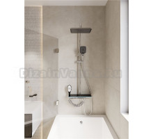 Душевая стойка STWORKI Оденсе S12160CR со смесителем, хром