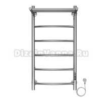Полотенцесушитель Azario VERONA 400/800 электрический с полкой R 5 пер.