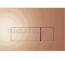 Кнопка смыва для унитаза KERAMA MARAZZI FPS.A.RGM пластик, цвет розовое матовое золото