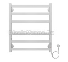Полотенцесушитель Azario PALERMO 500/600 электрический БЕЛЫЙ R 6 пер.
