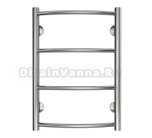 Полотенцесушитель Azario VERONA 400/600 водяной 4 пер. (1"-1/2" Полированный)