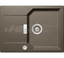 Мойка кухонная Schock Manhattan 45D Cristalite с клапаном-автоматом, альпака
