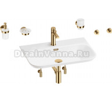 Комплект 9 в 1 Wellsee Eclatant 2.0 201007508 глянцевый белый, золото