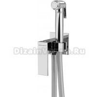 Гигиенический душ KERAMA MARAZZI Fioretto V253CR442RUKM со смесителем, С ВНУТРЕННЕЙ ЧАСТЬЮ, хром