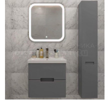Мебель для ванной комнаты SanStar Noche 50 подвесная, графит софт, раковина Фест