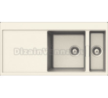 Мойка кухонная Schock Horizont 60D (D-150) Cristadur магнолия, интегрированная