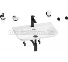 Комплект 9 в 1 Wellsee Eclatant 2.0 201007512 глянцевый белый, матовый черный