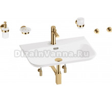 Комплект 9 в 1 Wellsee Eclatant 2.0 201007518 глянцевый белый, золото