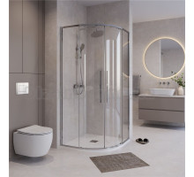 Душевой уголок Niagara Nova NG-6625-34 80x80, профиль хром, стекло прозрачное