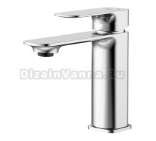 Смеситель для раковины Azario ASHER без донного клапана, хром (AZ-VNN168311C)