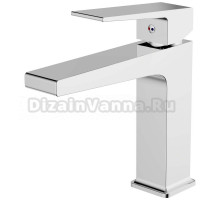 Смеситель для раковины Azario EDDIE без донного клапана, хром (AZ-VBH168207C)
