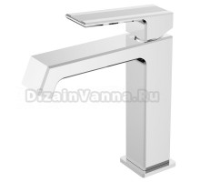 Смеситель для раковины Azario EXQUISITE без донного клапана, хром (AZ-VSM168340C)