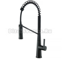 Смеситель для кухонной мойки Azario SPRING выдвижной излив (AZ-VGT569183PA) черный
