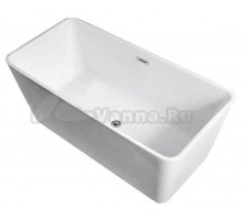 Ванна акриловая Azario LINCOLN 1600х800х580, свободностоящая, в комплекте с сифоном и металлической рамой (LIN16080)