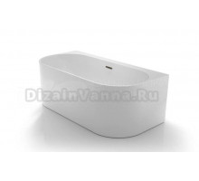 Ванна акриловая Azario Bradford 1700*800*580 пристенная, с сифоном и металлической рамой BRA17080