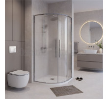 Душевой уголок Niagara Nova NG-3625-34 80x80, профиль хром, стекло шиншилла