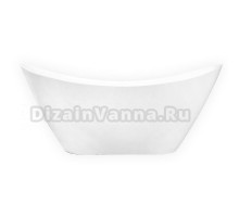 Ванна акриловая Azario MELADO 1700х750х720 белая, с сифоном и металлическими ножками (AZ-6107-17W)