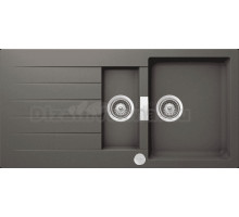 Мойка кухонная Schock Signus 60D (D-150) Cristadur серебристый камень