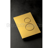 Кнопка смыва для унитаза Boheme 649-BR нержавеющая сталь, цвет bronze, ультраплоская