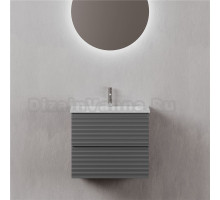 Тумба под раковину без столешницы Sancos Folk 60 grey soft