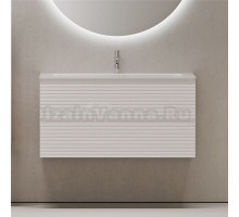 Тумба с раковиной Sancos Folk 100 bianco