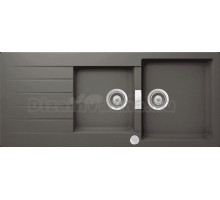 Мойка кухонная Schock Signus 80D (D-200) Cristadur серебристый камень