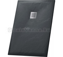 Поддон для душа Grossman Strong GR-S290110Q 90х110 см, графит