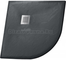 Поддон для душа Grossman Strong GR-S29090 90х90 см, графит