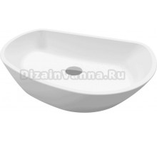 Накладная раковина WHITECROSS Ametrine 60 матовая белая, искусственный камень