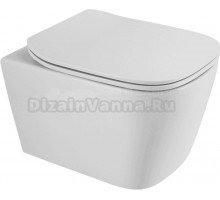 Унитаз подвесной BelBagno Albano BB120CHR безободковый, сиденье BB903SC с микролифтом