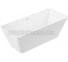 Акриловая ванна Grossman Cristal GR-2022 170x75 см, отдельностоящая, белая, со сливом-переливом, с донным клапаном