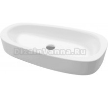 Накладная раковина WHITECROSS Moonstone E 70 матовая белая, искусственный камень