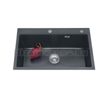 Кухонная мойка AZARIO SABRINA 600х500х200 нержавеющая сталь, цвет Оружейная сталь (AZB6050S)