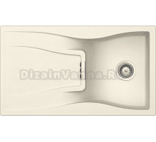 Мойка кухонная Schock Waterfall 45D (D-100) Cristadur магнолия, интегрированная