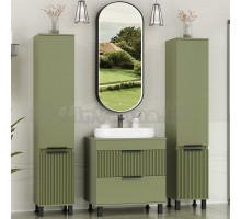 Мебель для ванной комнаты Brevita Enfida 70 напольная, зеленая