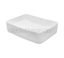 Раковина накладная Azario 500х385х135 прямоугольная, белый глянцевый (AZ-2284)