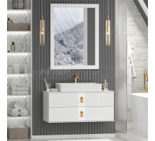 Мебель для ванной комнаты Brevita Sevilla 100 подвесная, белая