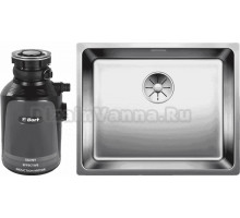 Комплект Мойка Blanco Andano 500-IF + Измельчитель Bort Alligator