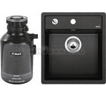 Комплект Мойка Blanco Dalago 45, антрацит + Измельчитель Bort Alligator