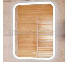 Зеркало CONTINENT Glamour ЗЛП536 70х90 с подсветкой, с подогревом